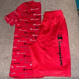 Boys red champion set
